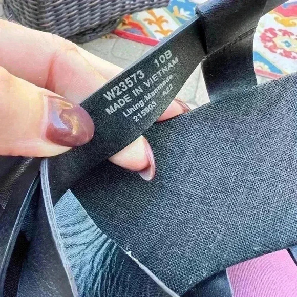 New Cole Haan Women's Crystal 70MM Wedge Black Sandal~ Size 10 - Picture 5 of 7